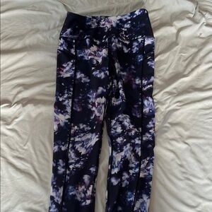 Stylish Adult Purple Patterned Leggings